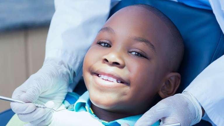 children's dentistry middletown | child at dentist