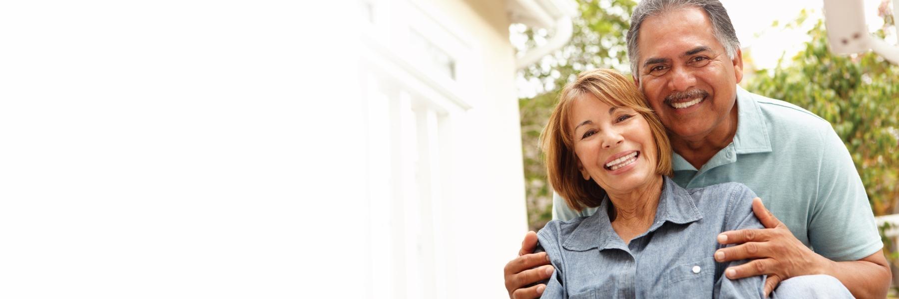 Couple smiling about Dental Implants NJ