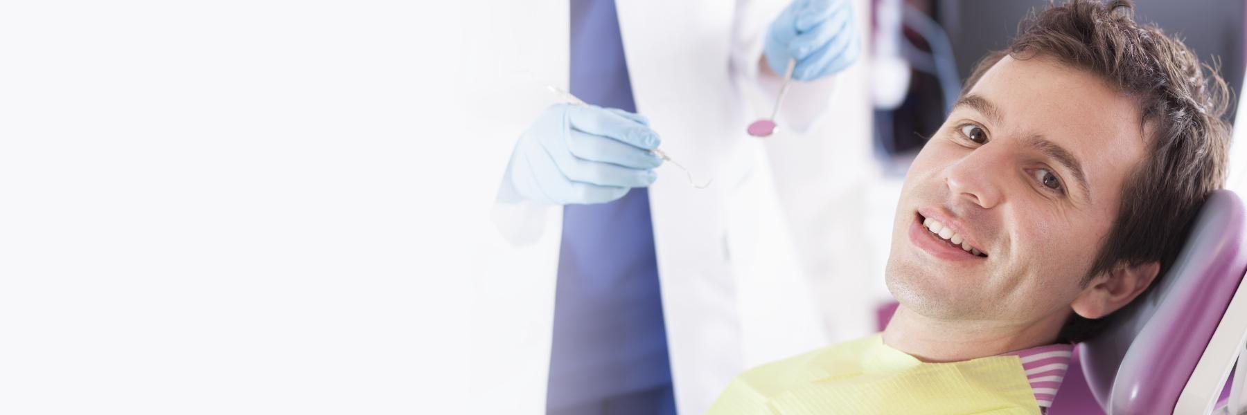 Patient awaiting a tooth extraction 
